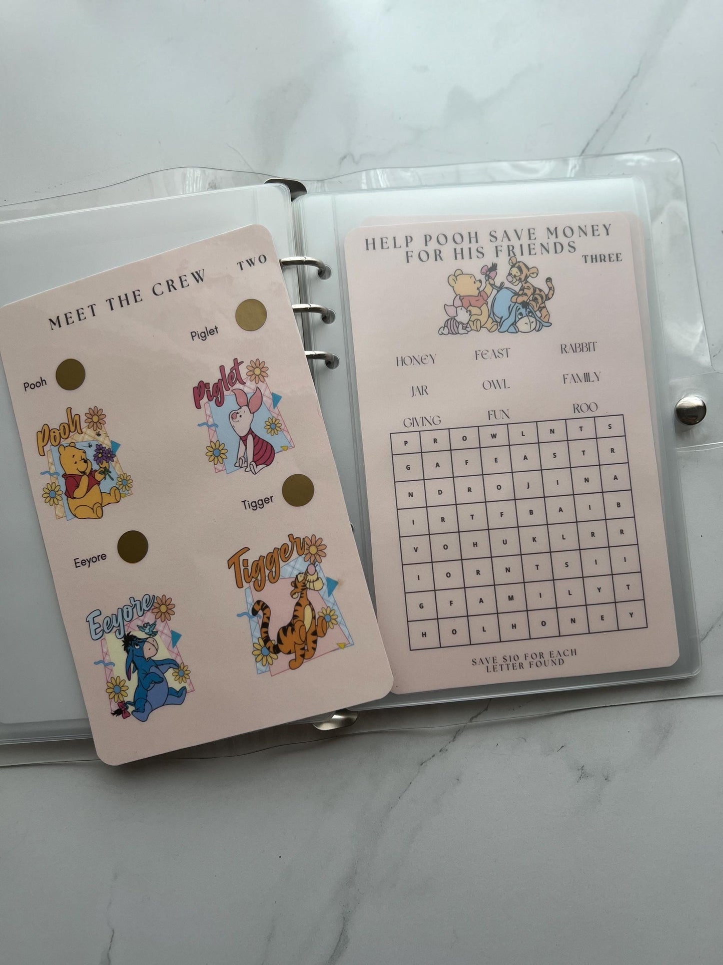Honey Love Savings Binder