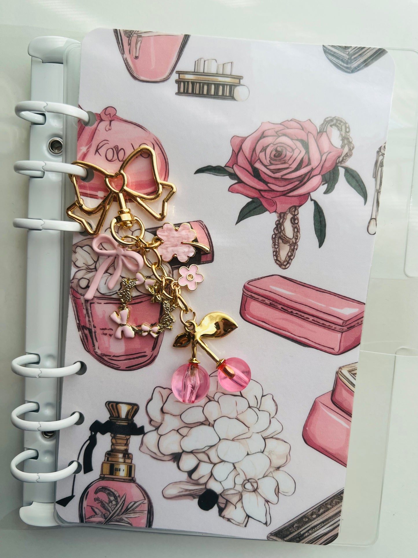 Pink Bow Planner Charm